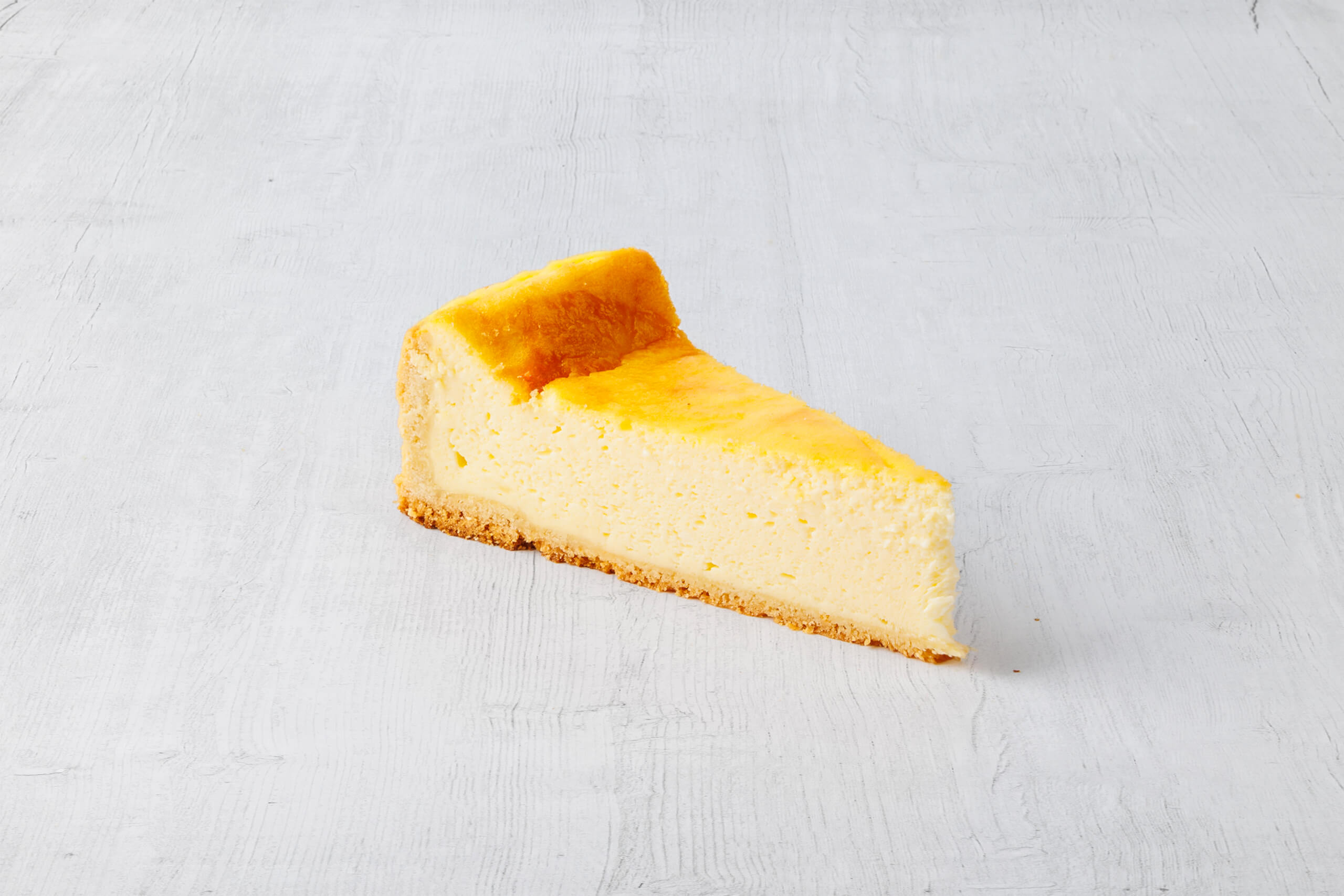 Rahmquarkkuchen, Stückchen