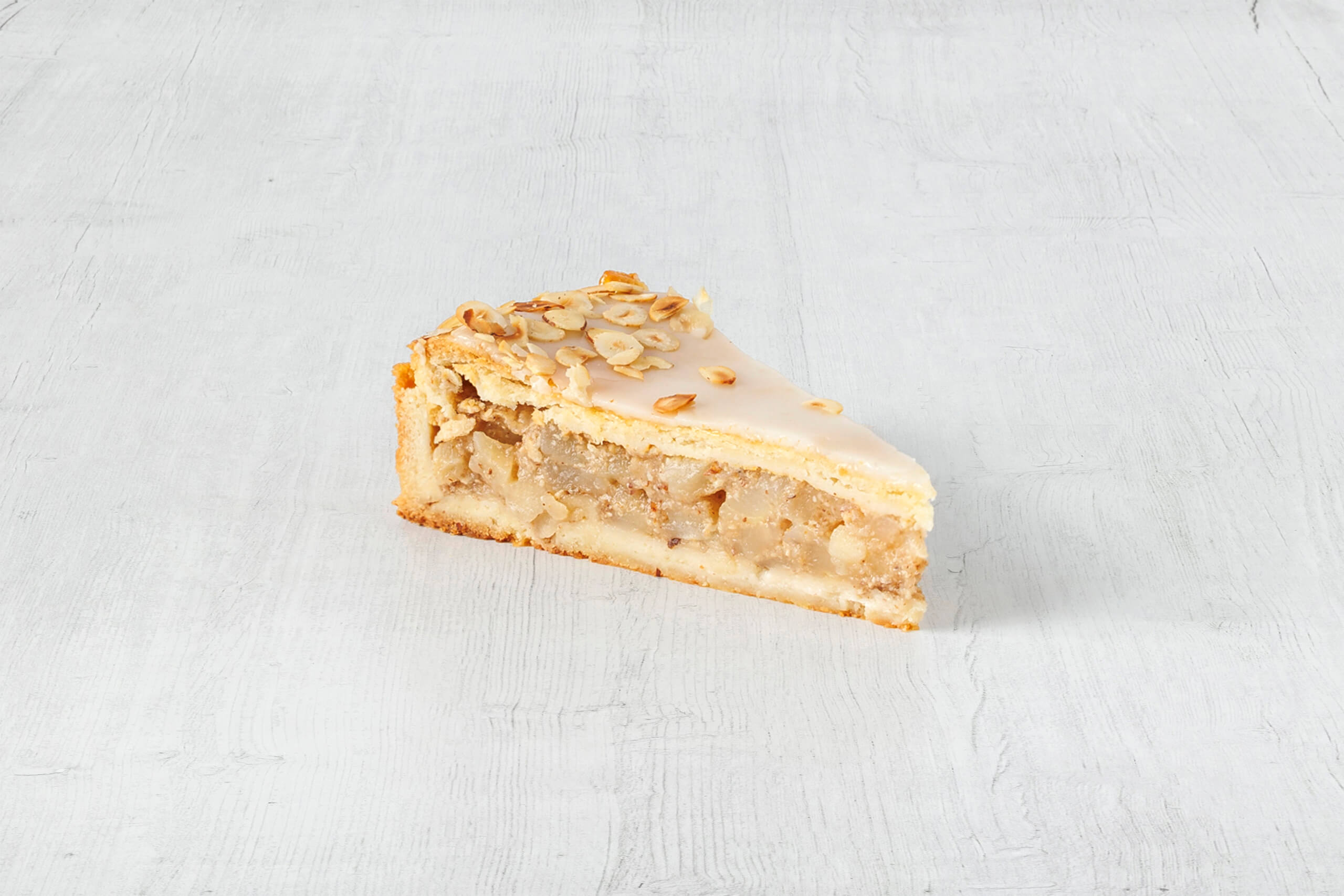 Gedeckter Apfelkuchen, Stückchen