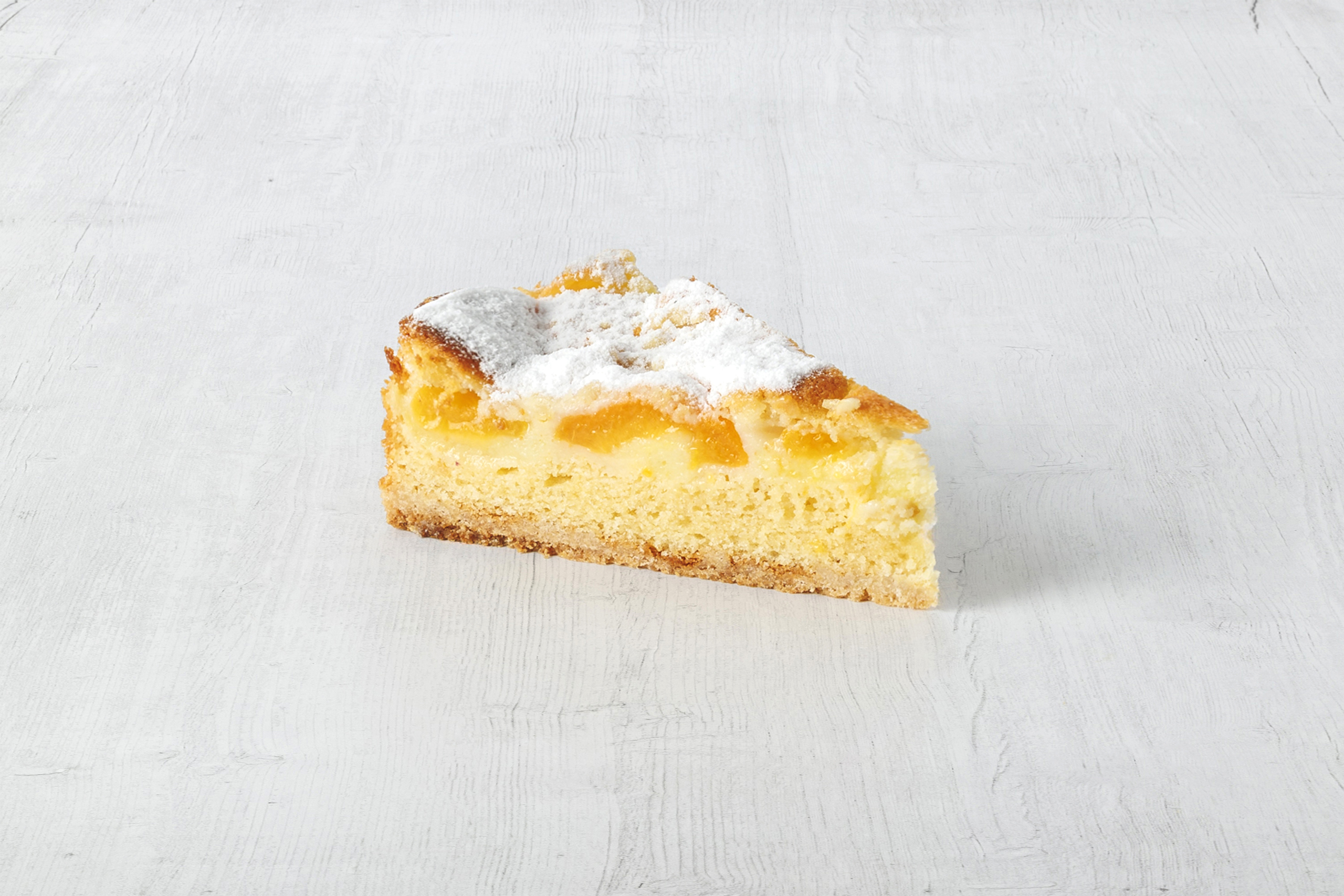 Aprikosen Sandkuchen, Stückchen